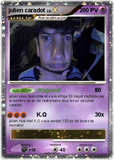 Pokemon julien caradot