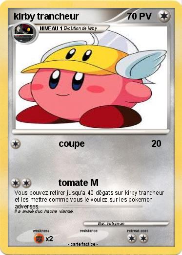 Pokemon kirby trancheur