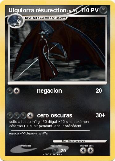 Pokemon Ulquiorra résurection