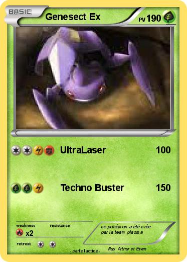 Pokemon Genesect Ex