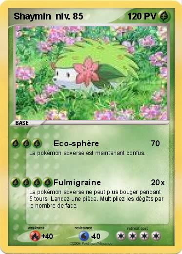Pokemon Shaymin  niv. 85