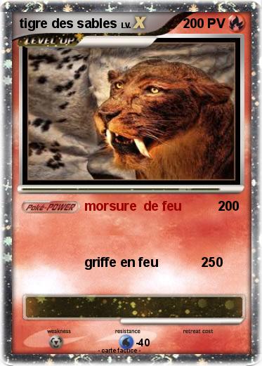 Pokemon tigre des sables