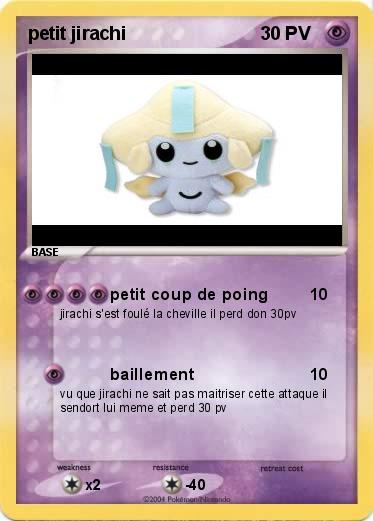 Pokemon petit jirachi