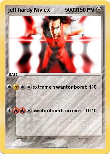Pokemon jeff hardy Niv ex          5003