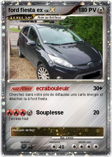 Pokemon ford fiesta ex