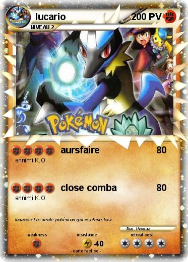 Pokemon lucario
