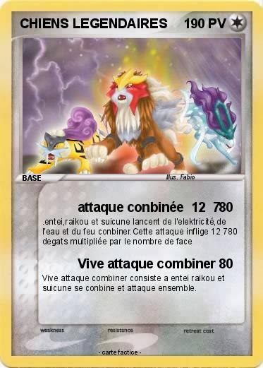 Pokemon CHIENS LEGENDAIRES