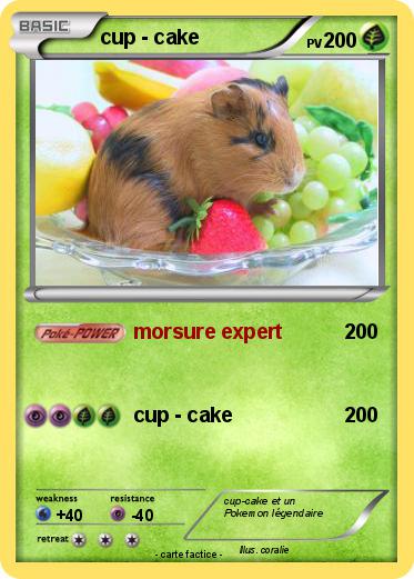 Pokemon cup - cake