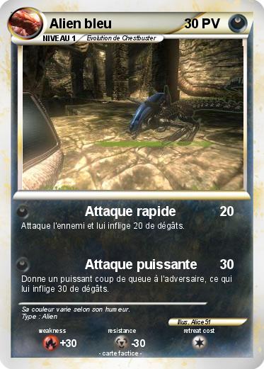 Pokemon Alien bleu