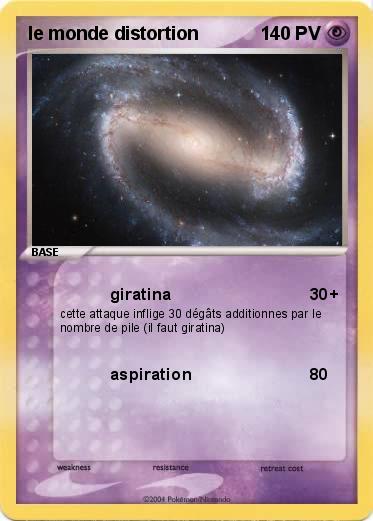 Pokemon le monde distortion
