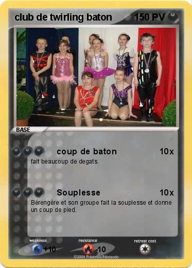 Pokemon club de twirling baton