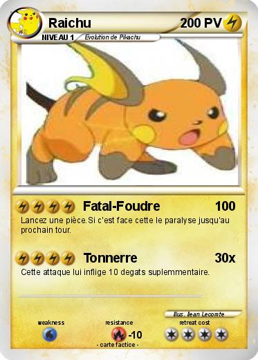 Pokemon Raichu