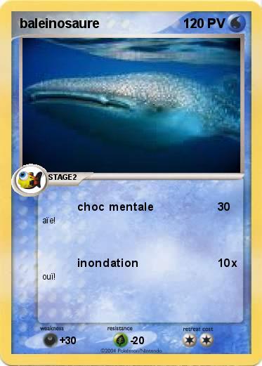 Pokemon baleinosaure 
