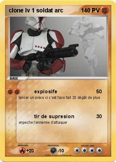 Pokemon clone lv 1 soldat arc