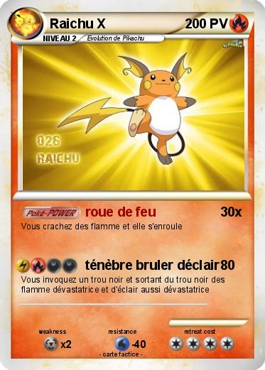 Pokemon Raichu X