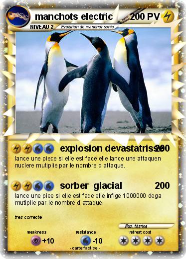 Pokemon manchots electric