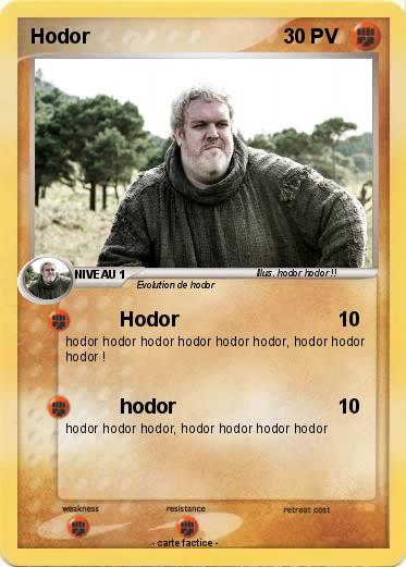 Pokemon Hodor