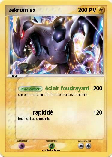 Pokemon zekrom ex