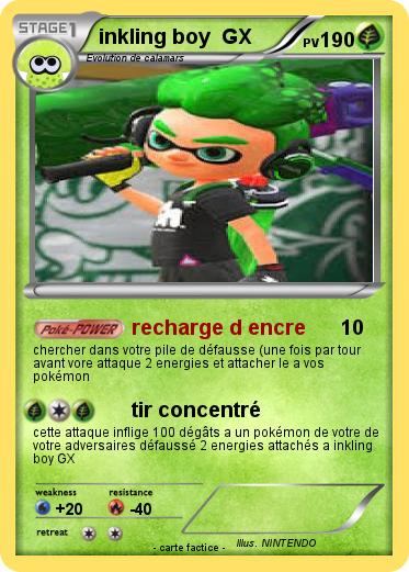 Pokemon inkling boy  GX