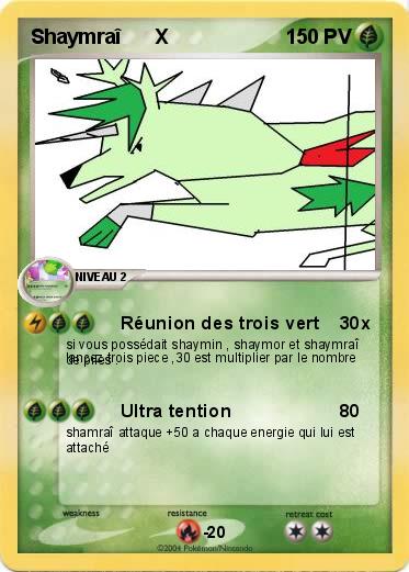 Pokemon Shaymraî      X