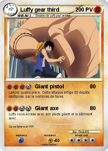 Pokemon Luffy gear third
