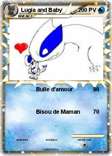 Pokemon Lugia and Baby