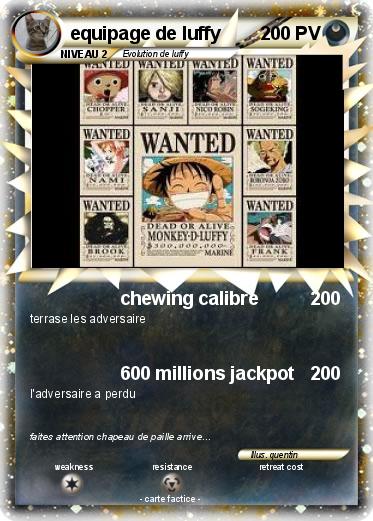 Pokemon equipage de luffy