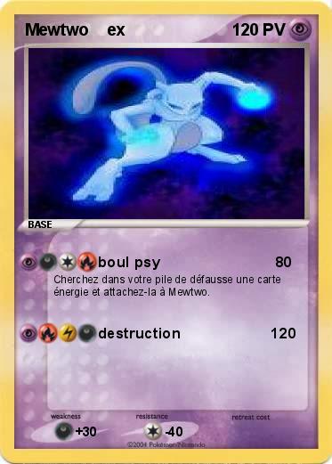 Pokemon Mewtwo    ex