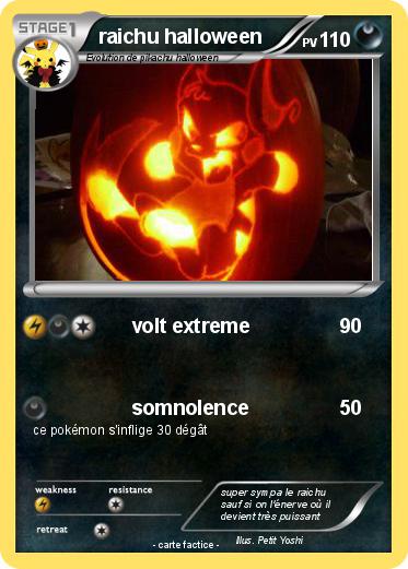 Pokemon raichu halloween