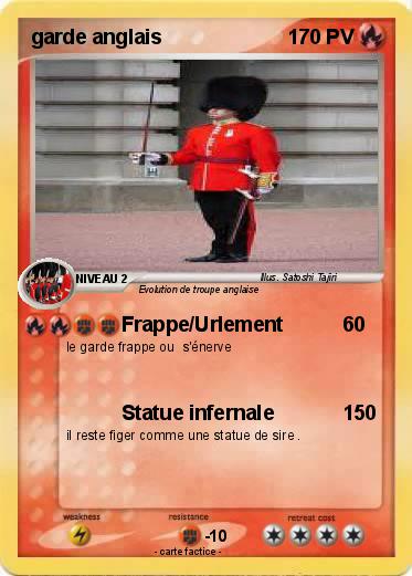 Pokemon garde anglais