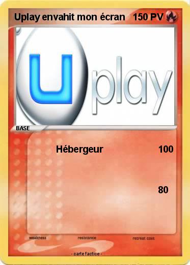 Pokemon Uplay envahit mon écran