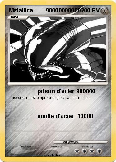 Pokemon Métallica        90000000000