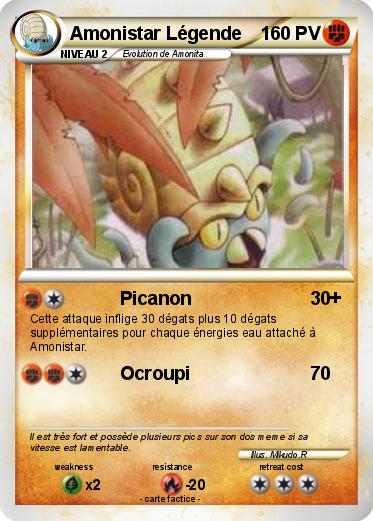 Pokemon Amonistar Légende