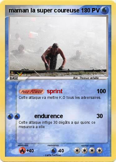 Pokemon maman la super coureuse