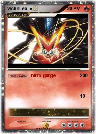 Pokemon victini ex