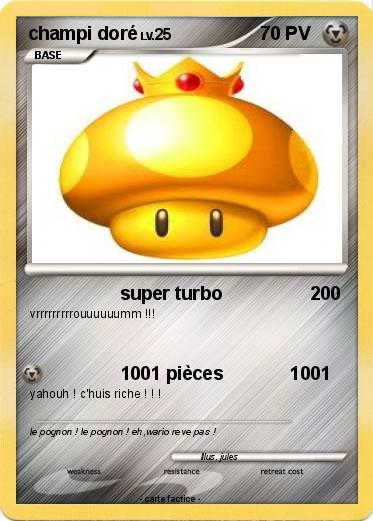 Pokemon champi doré