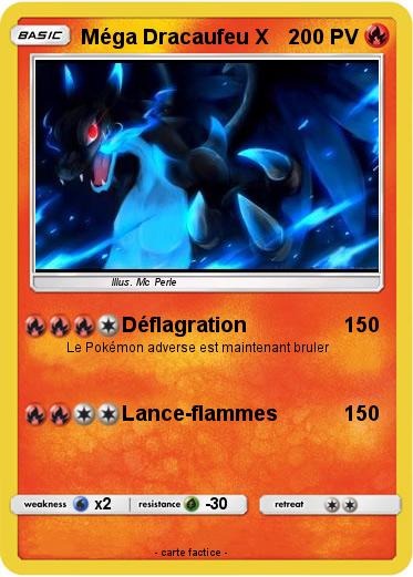 Pokemon Méga Dracaufeu X