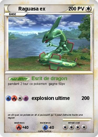 Pokemon Raguasa ex