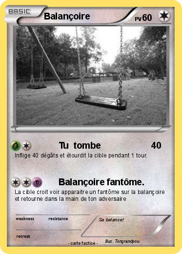 Pokemon Balançoire