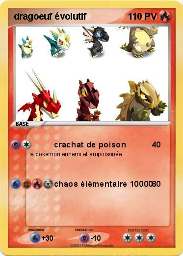 Pokemon dragoeuf évolutif