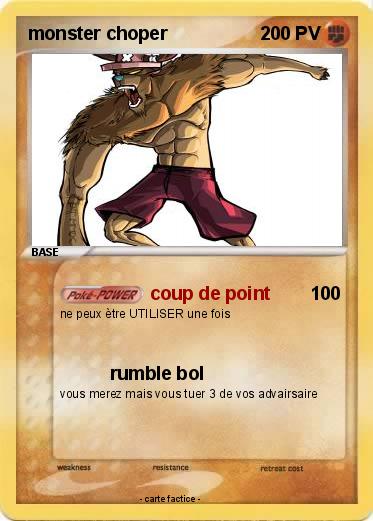 Pokemon monster choper