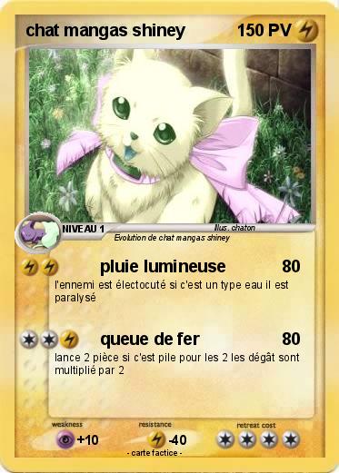 Pokemon chat mangas shiney