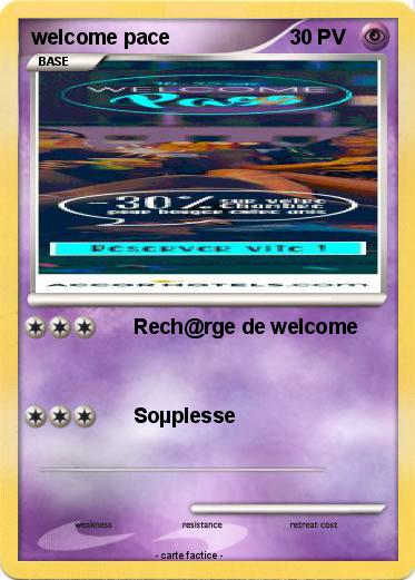 Pokemon welcome pace