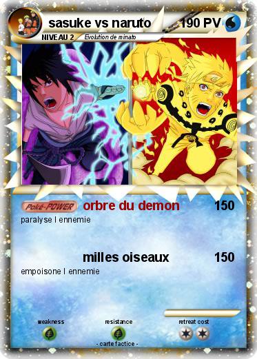 Pokemon sasuke vs naruto