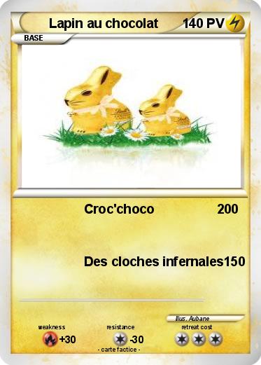 Pokemon Lapin au chocolat