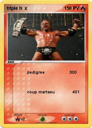 Pokemon triple h  x