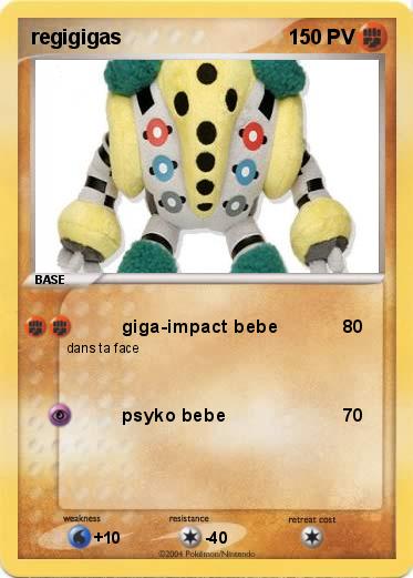 Pokemon regigigas