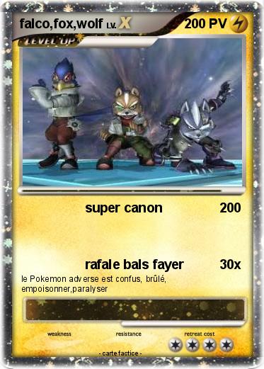 Pokemon falco,fox,wolf