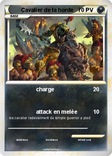 Pokemon Cavalier de la horde