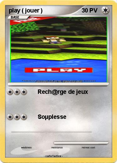 Pokemon play ( jouer )